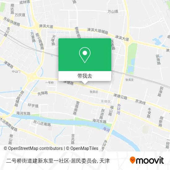 二号桥街道建新东里一社区-居民委员会地图