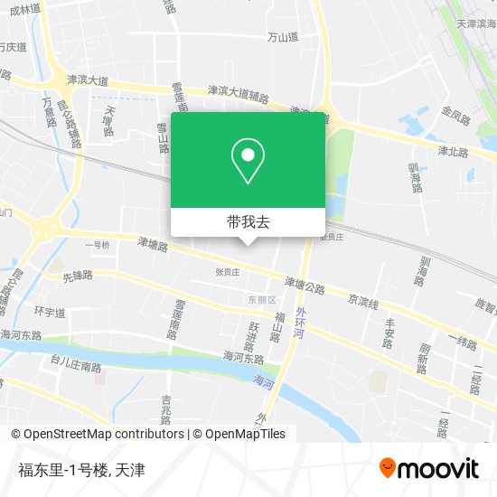 福东里-1号楼地图
