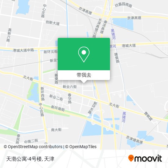天渤公寓-4号楼地图