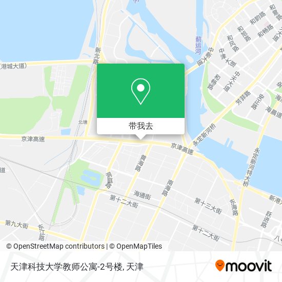 天津科技大学教师公寓-2号楼地图