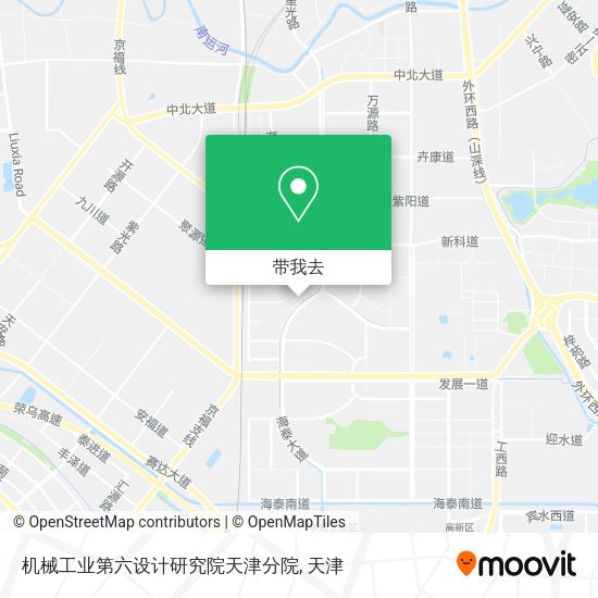 机械工业第六设计研究院天津分院地图