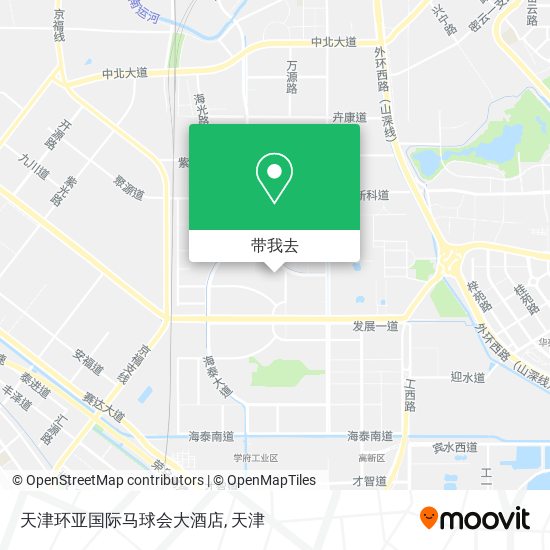 天津环亚国际马球会大酒店地图