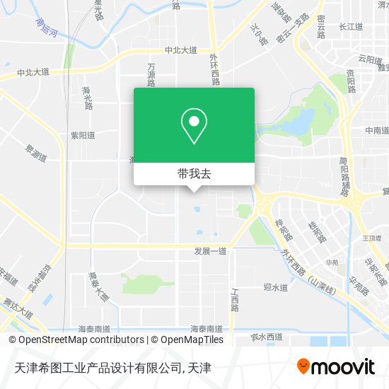 天津希图工业产品设计有限公司地图