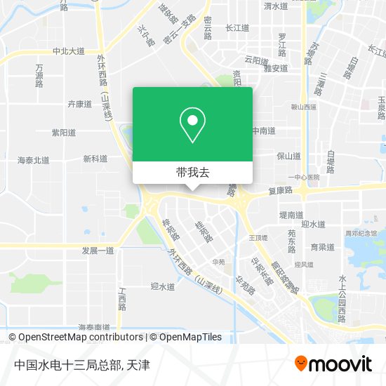 中国水电十三局总部地图