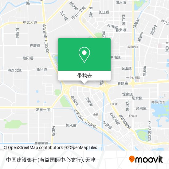 中国建设银行(海益国际中心支行)地图