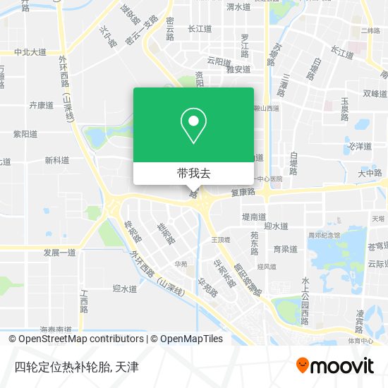四轮定位热补轮胎地图