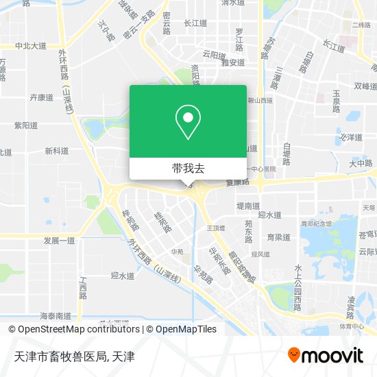 天津市畜牧兽医局地图