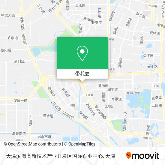天津滨海高新技术产业开发区国际创业中心地图