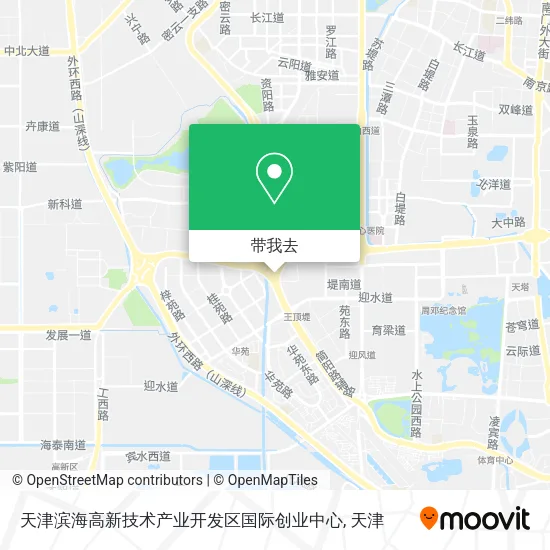 天津滨海高新技术产业开发区国际创业中心地图