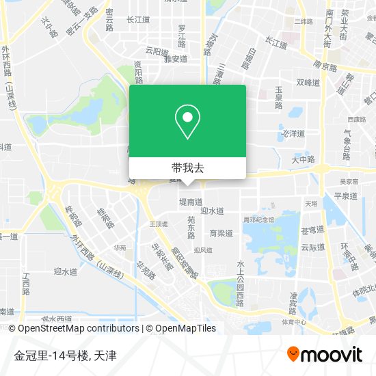 金冠里-14号楼地图