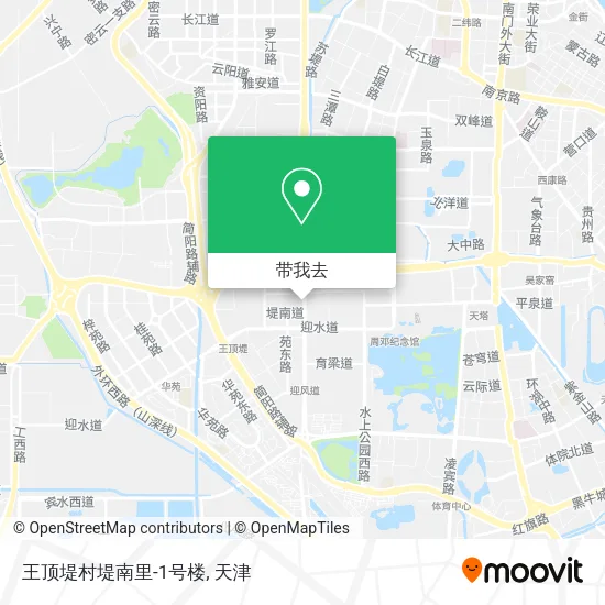 王顶堤村堤南里-1号楼地图