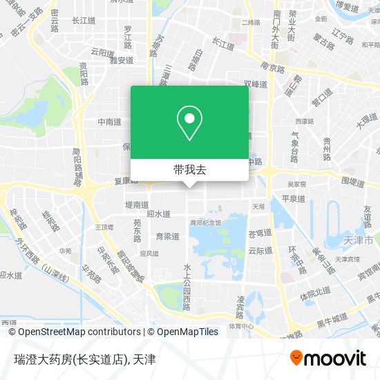 瑞澄大药房(长实道店)地图