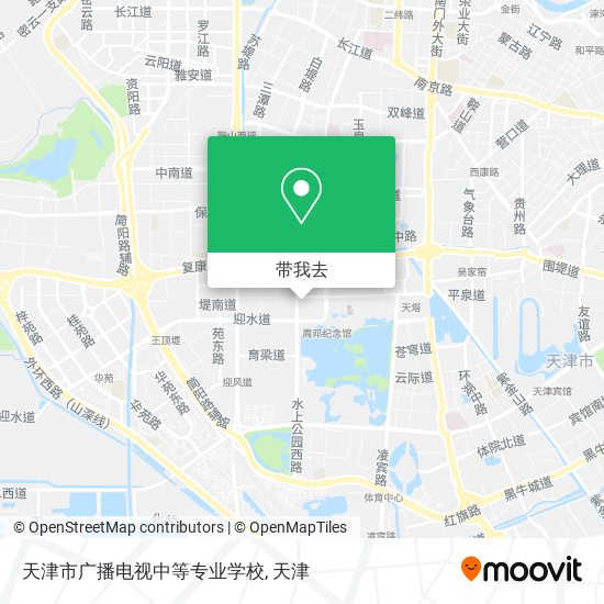 天津市广播电视中等专业学校地图