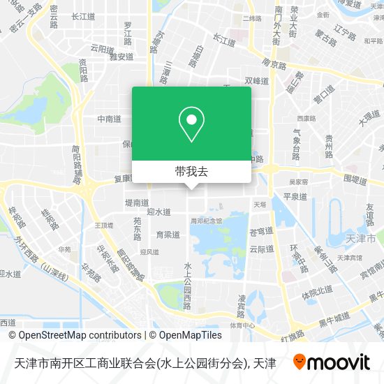 天津市南开区工商业联合会(水上公园街分会)地图