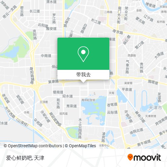 爱心鲜奶吧地图