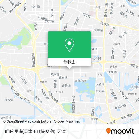 呷哺呷哺(天津王顶堤华润)地图