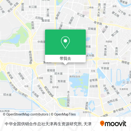 中华全国供销合作总社天津再生资源研究所地图