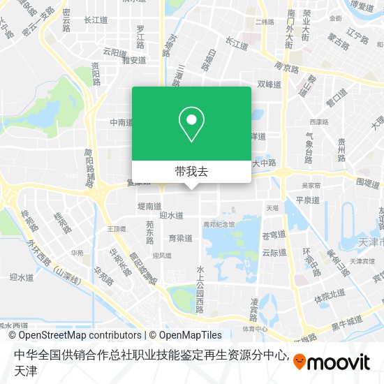 中华全国供销合作总社职业技能鉴定再生资源分中心地图