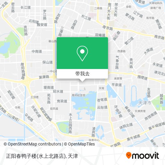 正阳春鸭子楼(水上北路店)地图