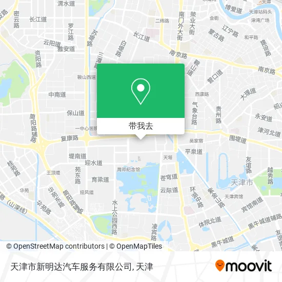 天津市新明达汽车服务有限公司地图