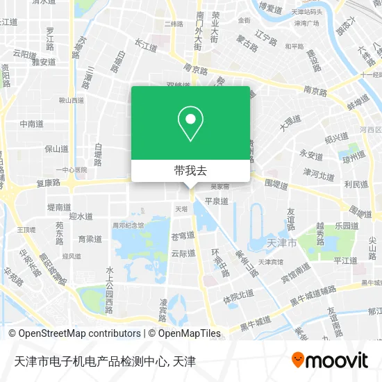 天津市电子机电产品检测中心地图