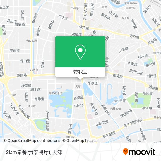 Siam泰餐厅地图