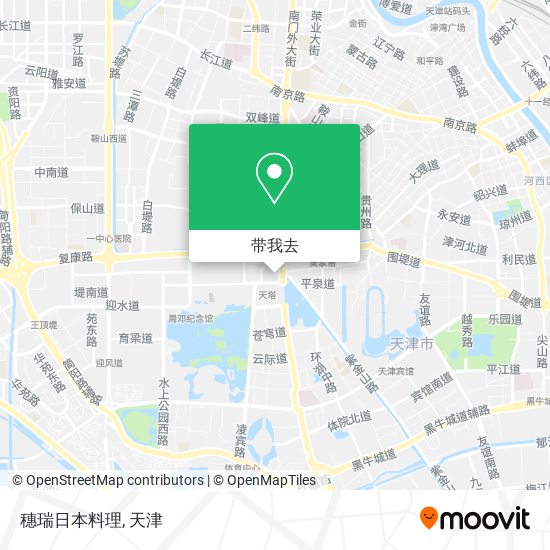 穗瑞日本料理地图