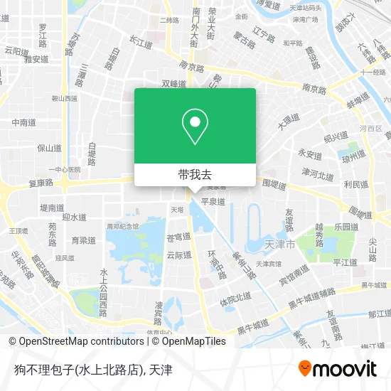 狗不理包子(水上北路店)地图