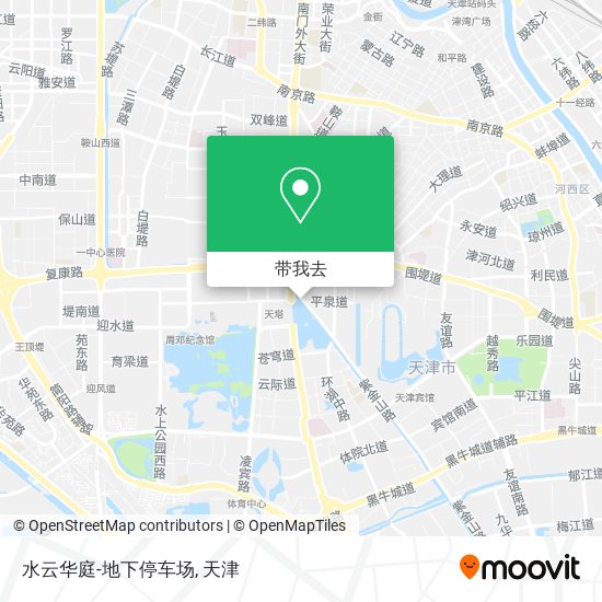 水云华庭-地下停车场地图