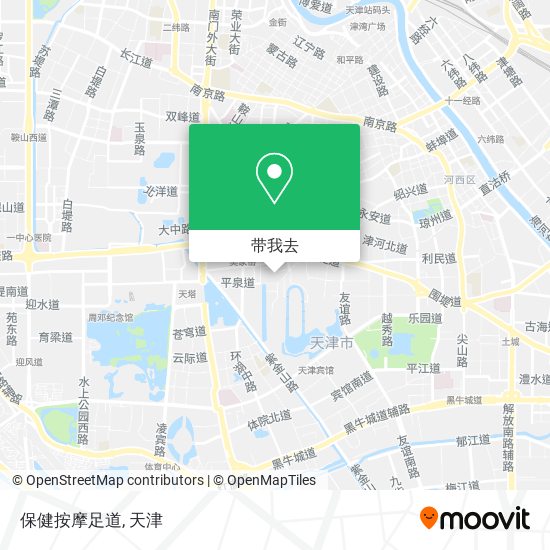 保健按摩足道地图