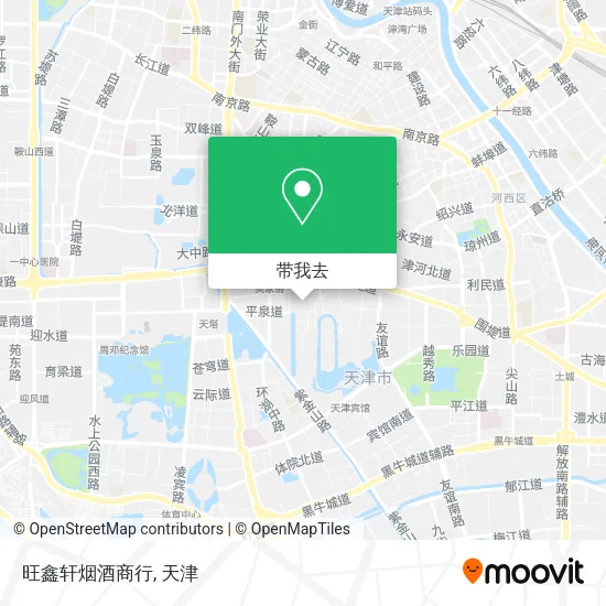 旺鑫轩烟酒商行地图