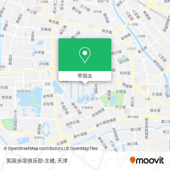 英国乡谊俱乐部-主楼地图