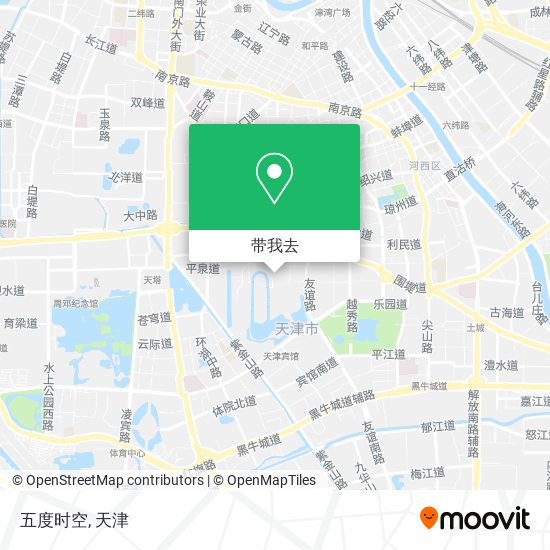 五度时空地图