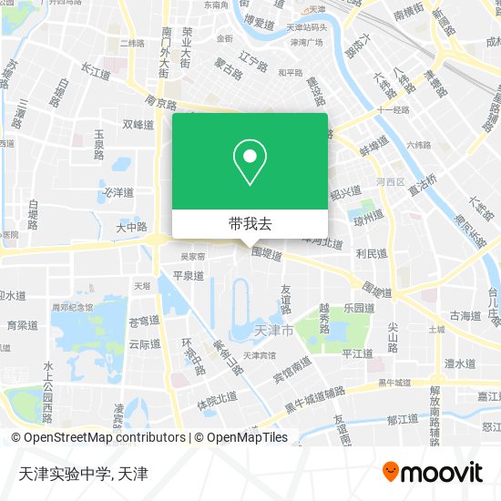 天津实验中学地图