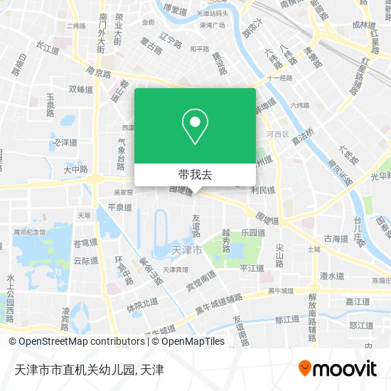 天津市市直机关幼儿园地图