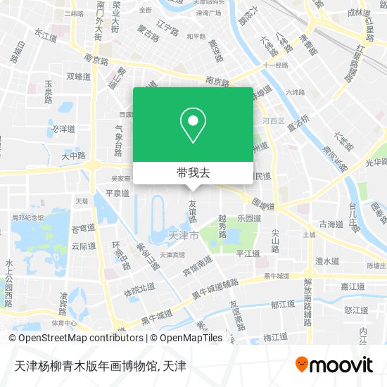 天津杨柳青木版年画博物馆地图