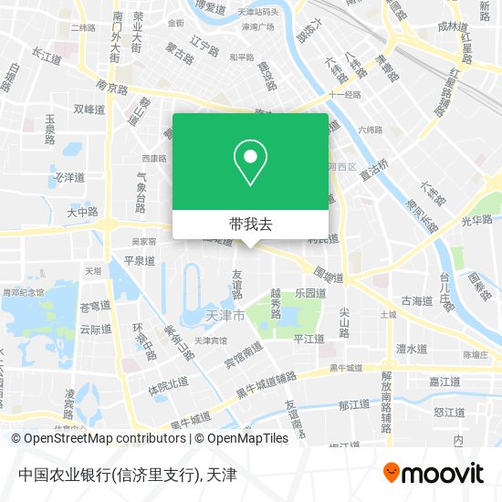中国农业银行(信济里支行)地图