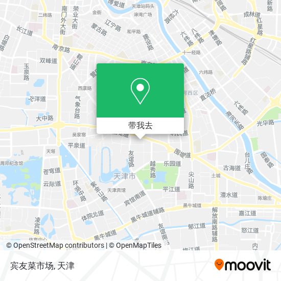 宾友菜市场地图
