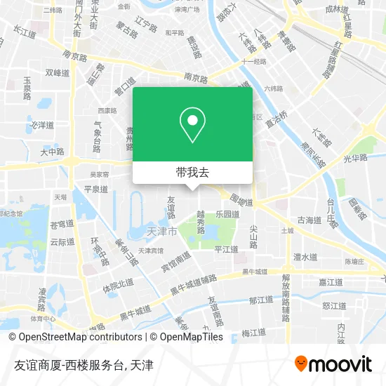 友谊商厦-西楼服务台地图