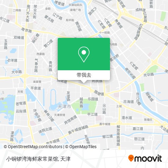 小铜锣湾海鲜家常菜馆地图