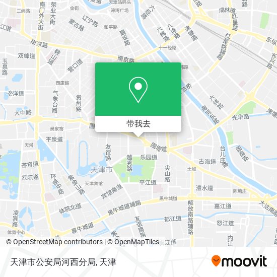 天津市公安局河西分局地图