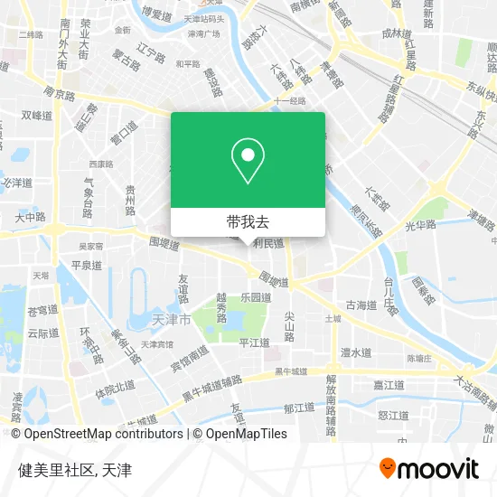 健美里社区地图