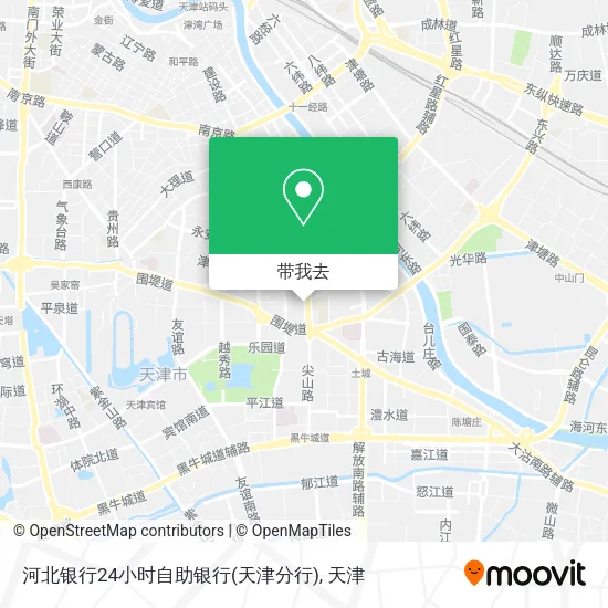 河北银行24小时自助银行(天津分行)地图
