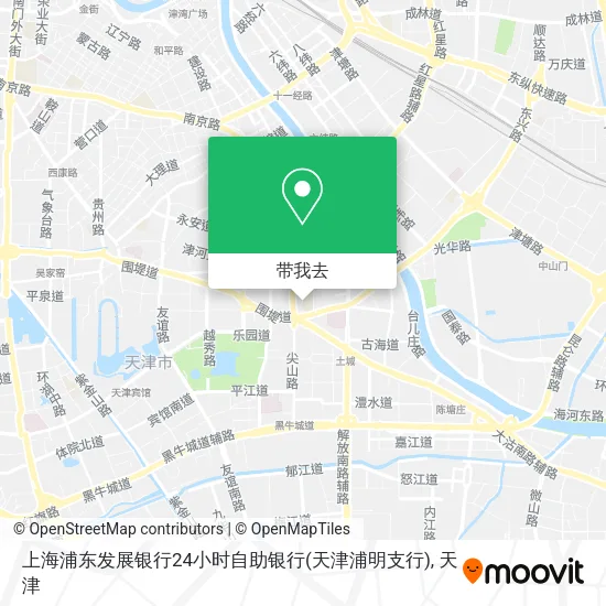 上海浦东发展银行24小时自助银行(天津浦明支行)地图