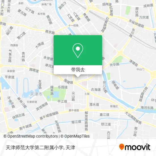 天津师范大学第二附属小学地图
