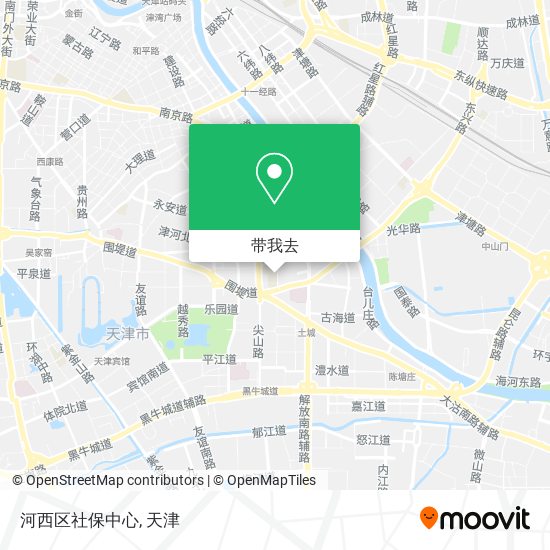 河西区社保中心地图