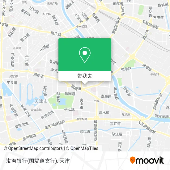 渤海银行(围堤道支行)地图