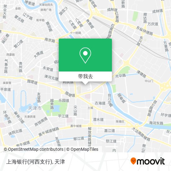 上海银行(河西支行)地图