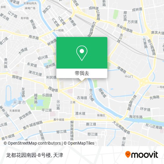 龙都花园南园-8号楼地图
