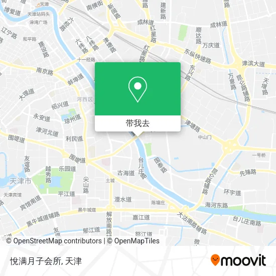 悅满月子会所地图